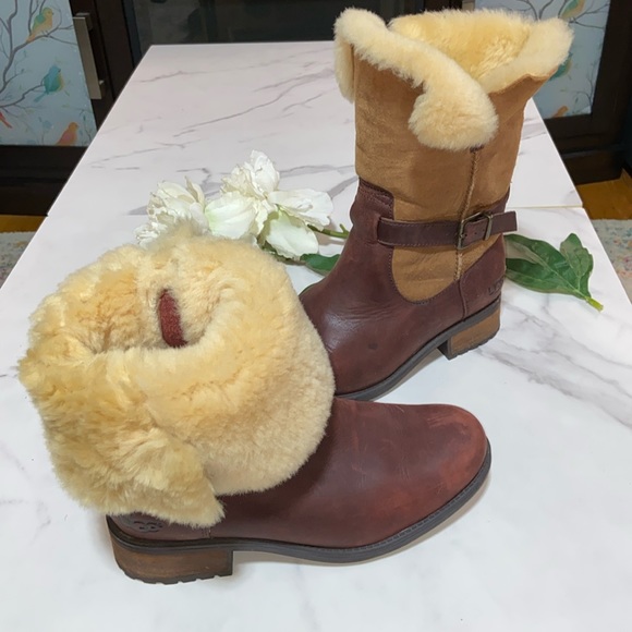 Ugg Pernille Modern Moto Convertible Boot size 8 - Picture 3 of 17